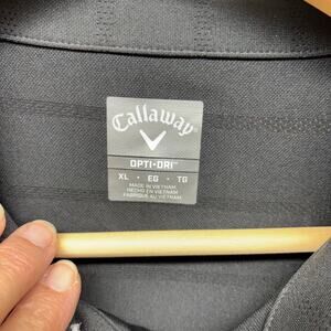Callaway Golf Polo Shirt - Men's XL - Black NWT‎